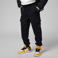 耐克Jordan 童装 CNY系列 数字兔子图案刺绣束脚运动裤 男童 黑色 FN0269-010