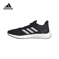 adidas Pureboost 21 低帮轻便跑步鞋 黑白 GW4832