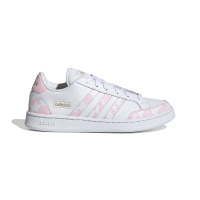 adidas neo Grand Court SE 女款 白粉金 运动休闲鞋 GX3237