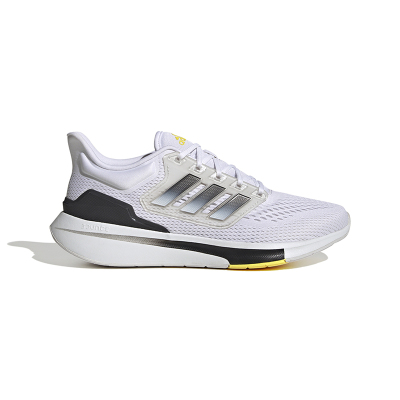 adidas Eq21 Run 耐磨透气跑步鞋 白黑 GW6728