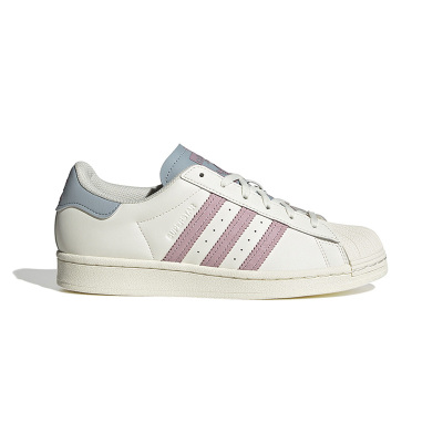 adidas originals Superstar 防滑耐磨 低帮 板鞋 女款 白色 GW7255