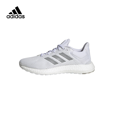 adidas Pure Boost 21 白银色 舒适耐磨跑步鞋 GZ3006