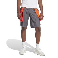 adidas City Escape Premium Shorts 拼色休闲运动短裤 男款 深灰 IC3730