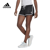 adidas 透气网球运动短裤 女款 黑色 GL5461