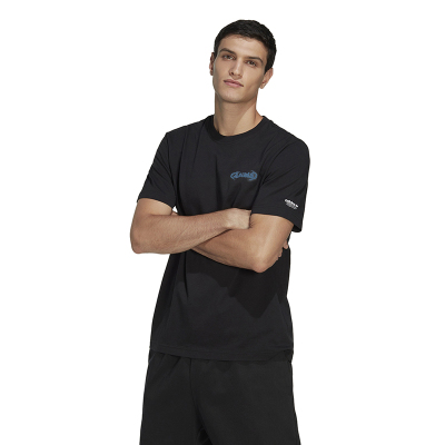 Adidas 阿迪达斯三叶草运动短袖男户外训练透气T恤 HL9249