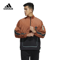 adidas Ub Wb Anorak 休闲运动拼色立领夹克 男款 橙色 GP0844