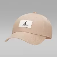NIKE 耐克男女同款百搭棒球帽 Jordan 卡其色大檐遮阳运动帽 FD5181-200