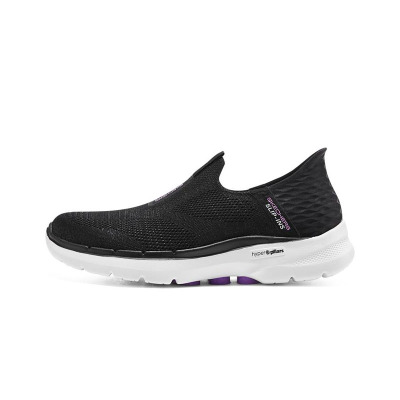 Skechers斯凯奇Slip ins系列秋不弯腰一脚蹬休闲鞋女鞋124569-BKLV