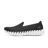 Skechers斯凯奇女鞋2023冬季新款健步鞋一脚蹬124736-BKW