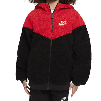 Nike 耐克秋冬季大童男孩休闲运动保暖夹克外套 DJ4410-016