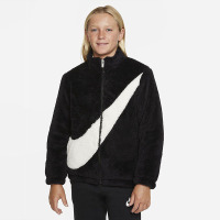 NIKE耐克冬款男女儿童羊羔绒保暖运动休闲立领夹克外套DV0303-010