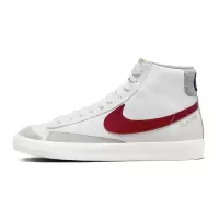 耐克 Nike Blazer Mid 开拓者 灰白红 休闲板鞋 DH7694-100