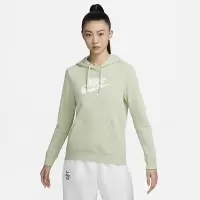 NIKE耐克卫衣女2023冬新款运动休闲经典LOGO连帽套头衫DQ5776-343
