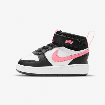Nike耐克男女婴童鞋2023新款COURT BOROUGH MID休闲鞋CD7784-005