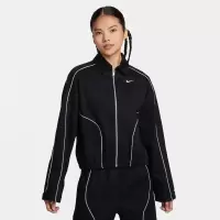 Nike耐克女子梭织夹克春季新款宽松耐克勾复古休闲外套FN1941-010