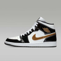 耐克男鞋JORDAN AJ1漆皮运动休闲中帮板鞋复古篮球鞋852542-007