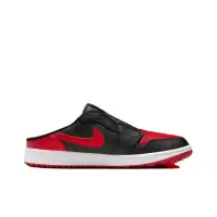 耐克 Air Jordan 1 Mule Bred 男子黑红低帮复古板鞋FJ1214-001
