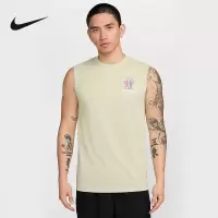 NIKE耐克t恤男 DRI-FIT速干运动休闲篮球印花无袖背心FV8375-371