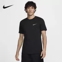 nike耐克夏季男子运动训练休闲圆领短袖T恤FZ5418-010