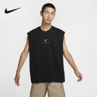 耐克 NIKE 2024秋男运动休闲宽松无袖T恤背心 HM4455-010