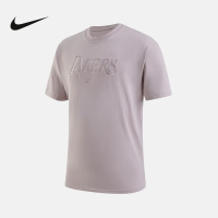 Nike耐克短袖男子洛杉矶湖人队NBA圆领透气篮球运动T恤FJ0572-019