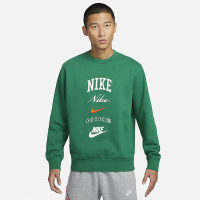 耐克Nike男子加绒保暖印花休闲圆领套头衫卫衣FN2611-365