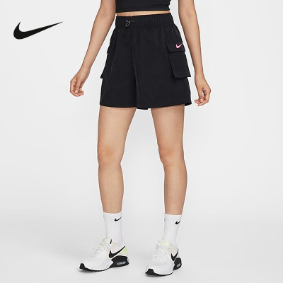 耐克(NIKE)2024女舒适户外休闲百搭运动中裤短裤HM4597010