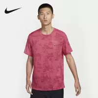 耐克 NIKE 2024秋男运动时尚透气短袖针织衫 FZ0584-629