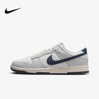 耐克 NIKE Dunk Low 防滑轻便耐磨 低帮 板鞋男款 白灰 黑曜石HF4299-001