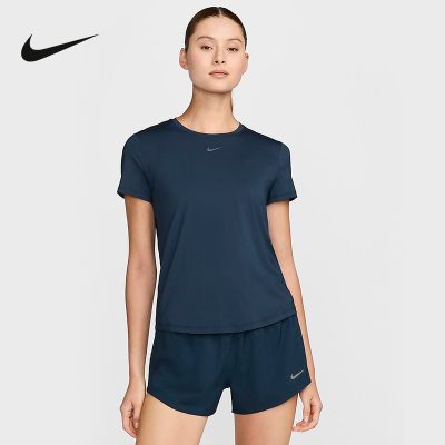 耐克Nike 秋季女士新款简约透气百搭休闲运动短袖T桖 FN2799-478