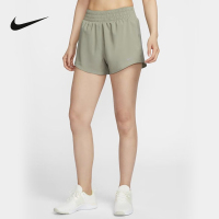 耐克女子运动短裤NIKE DRI-FIT舒适透气梭织跑步三分裤DX6015-320