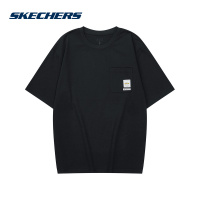SKECHERS|(待检)2024秋中性短袖针织衫 L324U146-0018