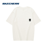 SKECHERS|(待检)2024秋中性短袖针织衫 L324U147-0074