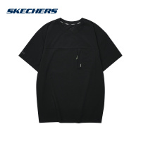 SKECHERS|(待检)2024秋男梭织短袖 L324M038-0018