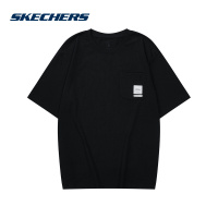 SKECHERS|(待检)2024秋中性短袖针织衫 L324U147-0018