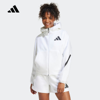 阿迪达斯 (adidas)2024秋女运动时尚潮流针织夹克 JE7849