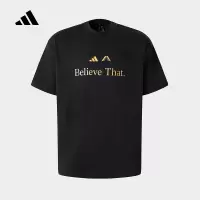 阿迪达斯 (adidas)2024秋男户外日常休闲舒适短袖T恤 JZ4552
