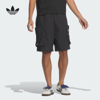 阿迪达斯(adidas)2024男舒适户外休闲百搭运动中裤短裤JM2705