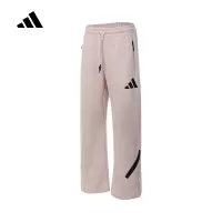 阿迪达斯 (adidas)2024秋女舒适户外日常百搭针织长裤JF4780