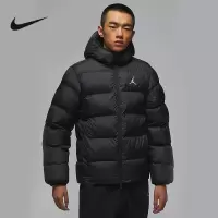 耐克(NIKE) 乔丹男防泼水夹克冬季新款棉服外套梭织保暖 FV7318-010