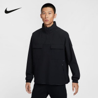 NIKE耐克外套男2024冬新款工装风半开立领梭织运动夹克FV8763-010