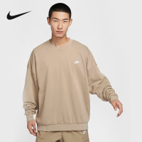 Nike耐克卫衣男2024秋新款运动休闲宽松毛圈圆领套头衫HJ1820-247