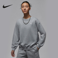 NIKE耐克卫衣女装2024秋新款Jordan宽松针织圆领套头衫HJ1354-063