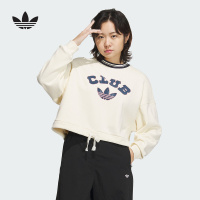 阿迪达斯(adidas) 2024冬女三叶草圆领潮流时尚百搭运动休闲卫衣 JD6375