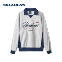 SKECHERS|(待检)2024冬中性针织套头卫衣 L424U006-01UV