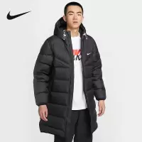 Nike耐克羽绒服男中长款WINDRUNNER风行者防风拒水外套HQ4185-010