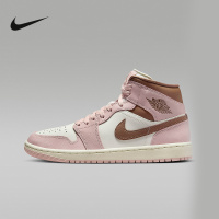 NIKE耐克女鞋板鞋AIR Jordan 1 Mid AJ1中帮复古篮球鞋