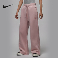 耐克裤子女加绒直筒长裤冬季新款运动裤宽松针织阔腿裤FV7156-601