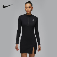 NIKE耐克女子AS W J LS KNIT DRESS长袖运动连衣裙HF9478-010