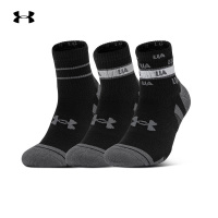 安德玛(UNDERARMOUR)|(待检)2025S/S中性中筒袜 1382943-001